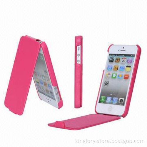 Luxury Flip Leather Cases for iPhone 5S with various Colors